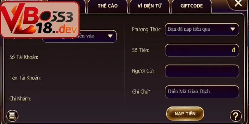 Nạp tiền an toàn, tiện lợi chỉ cần 3 bước