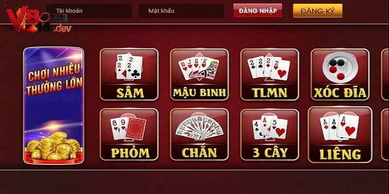 Hướng dẫn từng bước tham gia game bài Vboss18